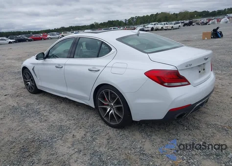 2019 Genesis G70 3.3T Advanced из США, поврежденный, VIN KMTG74LE3KU017493